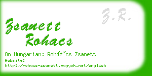 zsanett rohacs business card